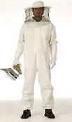 Beekeeping suit and smoker