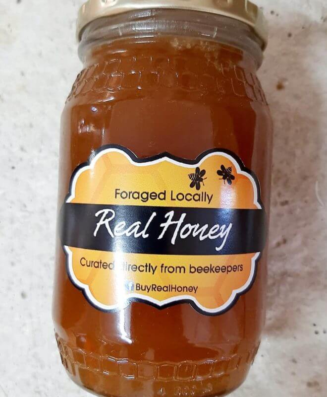 honey - real honey 500g jar