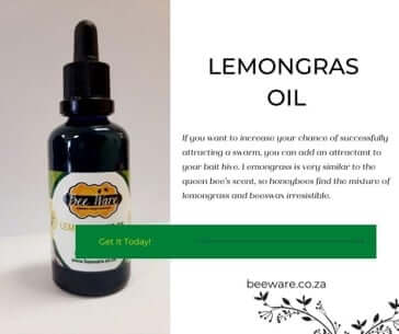 lemongrass oil to attract bees