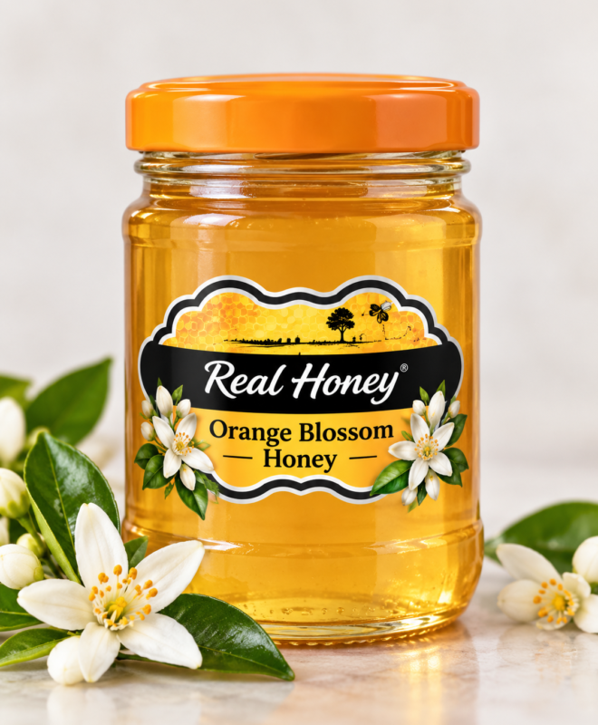 Orange Blossom Honey Jar by Real Honey in Centurion Gauteng